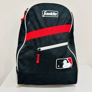 Franklin Sport Baseball Backpack Bat pack Equipment Bag Red Black